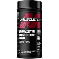 Muscletech Performance Series Hydroxycut Hardcore Elite (100mg Coleus, 56.3mg Yohimbe, 200mg C. Canephora Robusta, 100mg…