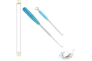 XIWUPO 2 Stück Angelhaken-Entferner, Hakenlöser Angeln, Hakenlöser, Forellen Angeln, Angeln Zubehör, Fishing Accessories, Fur Kleine Und Große Hackenlöser Bei Fischen Angelzubehör(13cm/17cm)