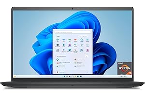 Dell Inspiron 15 3525 Ordinateur Portable Processeur AMD Ryzen 5 5500U, Écran 15,6“ FHD 120Hz, 8 Go RAM, 256 Go SSD, graphique AMD Radeon,Windows 11 Home,Clavier AZERTY Français,Noir