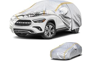 RONGESAEFS Copertura auto per Mercedes GLA(2013-22) telo copriauto da esterno,Copertura per auto impermeabile antivento antigraffio resistente ai raggi UV