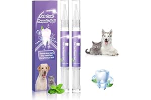 LAOCAF Hundezahnbürste, Neue Zahnpflege Hund, Hundezahnbürste Große Hunde, Pflegt und Reinigt Haustierzähne, Geeignet für Katzen und Hunde Aller Größen (#2, M)