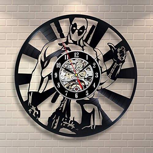 The Clock _ Hero Vinyl Record Deadpool Vinyl Family Design Manual,Black
