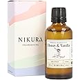 Nikura Honey & Vanilla Fragrance Oil - 50ml | for Gifts, Diffusers, Candle Making, Soap Making | Great for use in Bath Bombs, Perfume Oil, Perfume Scents | Vegan & UK Made