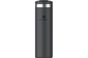 Stanley 1913 Transit Flip Top Mug 0.47L - Black | 5 Godzin Gorący - 8 Godzin Zimny - Do Zmywarki - Szczelny - Do Uchwytu W Aucie - Izolowany Kubek Do Kawy