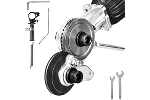 NEVYTOL Cizalla Eléctrica para Chapa Metálica, Cortador de Chapa Metálica para Destornillador Inalámbrico, para Cortar Chapa Metálica, Cortador Eléctrico de Chapa Metálica Nibbler Corte Preciso