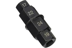 KONGZEE Alltooetools Clé hexagonale pour Roue Avant et arrière de Moto 17/19/22/24 mm