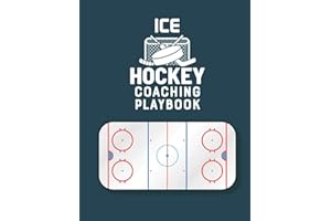 Ice Hockey Coaching Playbook: 100 Blank Templates To Write In - Game Day Winning Plays Notebook - Practice Drills Journal - Hockey Playbook Coaches Gift End of Year Ice Hockey Coach gift