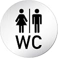 XXL Türschild 100 Mm Rund 'Wartezimmer 004' – Aus Aluminium, Selbstklebend, Made In Germany
