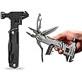 NALACAL 16 in 1 Multi-Tool Hammer, Multi-Tool Camping Accessories, Outdoor Survival Tools, Multi Tool with Hammer, Fathers Hammer Multitool Gift, Extra Strong High Carbon Stainless Steel