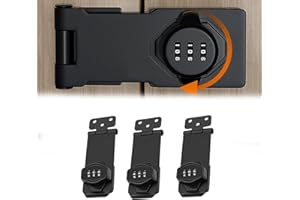 BODYGAD Cerradura Puerta Con Codigo, Cerradura De Puerta Con CóDigo De Casillero De Puerta 3 Unidades Cerradura Buzon Cerradura Armario Cerradura Puerta Con Codigo Para Casillero De Gimnasio Armario