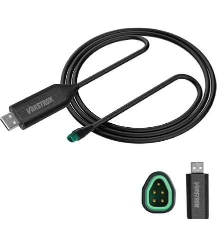 Câble de programmation USB vers M12 5 pôles pour colonnes lumineuses TL50 Câble de programmation USB vers M12 5 pôles pour colonnes lumineuses TL50