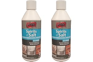 Housold 500ml Traditional Spirits of Salts Multi-purpose Drain & Toilet Cleaner | Efficient Limescale Remover from Drains & Toilets, Clean Brickworks & Patios (Pack of 2)