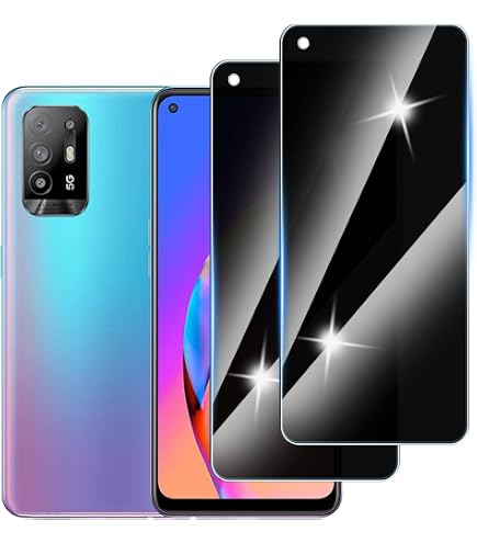 Mr.Shield Pellicola In Vetro Temperato Per Oppo A94 5G / A95 5G [3 Pezzi] - Durezza 9H E Anti-Impronta - 2