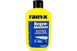 ‎RAIN-X Rain-X Regenabweiser für Windschutzscheiben - verbesserte Sicht bei Regen, Schnee und Graupel - einfache Anwendung für alle Glasflächen - 200ml