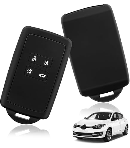 2-Button Remote Key Fob Shell Case Replacement For Renault & Dacia Models (Megane, Clio, Duster, Sandero, Kangoo, Etc.)