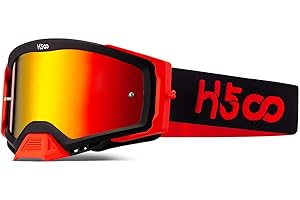 ‎SGTTX SGTTX Motocross-Brille Antibeschlag staubdichte Motorradbrille MTB ATV Mountain Downhill Trail Dirt Jump Radfahren Offroad Racing MX-Brille mit abreißbarer Moto-Brille für Helme Männer Frauen