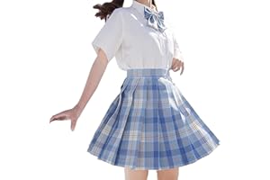 MLIAN Japanische Schulmädchen-Uniform, Teenager-Mädchen, Kawaii, JK, Schuluniform, Anime-Kleid mit Kragen, Hemd, Kostüm