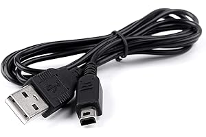 NEW WORLD Cable Chargeur USB pour Alimentation Console Nintendo 3DS, 2DS, DSI, XL, New 3DS XL...