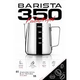 Transformacion 350 ML Mililitre &Ouml;l&ccedil;&uuml;l&uuml; S&uuml;t K&ouml;p&uuml;rtme S&uuml;rahisi Pitcher Barista S&uuml;t Potu End&uuml;striyel Paslanmaz &Ccedil;elik 722675