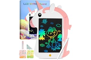 Unicorno Tavoletta Grafica Bambini, DJLLA 8,5 Pollice Colorata LCD Tavoletta Grafica Bambina Ragazzo Giocattolo 2 3 4 5 6 7 Anni Tablet Disegno Compleanno, Gioco Regali Natale, Calendario Avvento