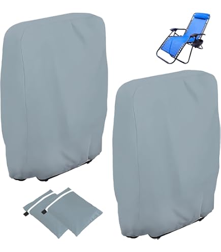 Wasserdichte Schutzhülle Für Klappliegestühle - UV-beständig Mit Kordelzug - Leicht & Faltbar