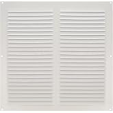 Amig - Square Aluminium Grille - Ventilation grills for air outlet - Ideal for ceiling in kitchen and bathroom - Dimensions: