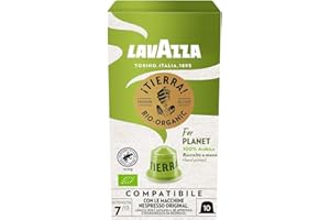 ‎LAVAZZA Lavazza Tierra for Planet Arabica-Bohnen, Bio-Organic, 10 Kapseln