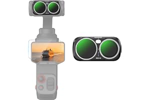 NEEWER Variabelt ND-filter kompatibelt med Insta360 Luna Ultra, svart | Justerbart gråfilter ND2-32, magnetisk metallram, skarp 12x teleinspelning, rörelse oskärpa effekt