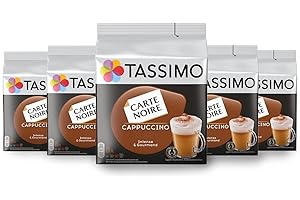Tassimo Café Dosettes - 40 boissons Carte Noire Cappuccino (lot de 5 x 8 boissons)