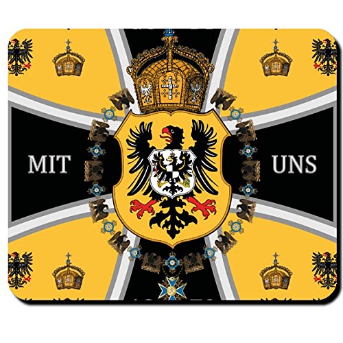 Kaiserstandarte Preußen Kaiserreich Deutschland Fahne Flagge Standarte Kaiser Wilhelm - Mauspad Mousepad Computer Laptop PC #7901