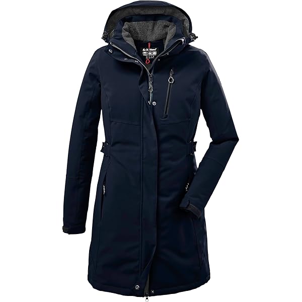 Killtec Mujer Chaqueta Funcional/chaqueta De Invierno Con Capucha Con Cremallera KOW 140 WMN JCKT, Dunkelsenf, 48, 37411-000
