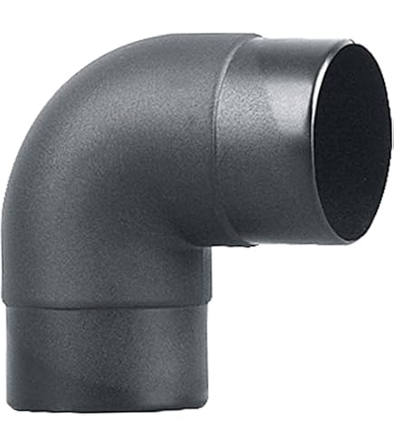URFEDA 60 Mm Y-Stück Auslass – Für Diesel-Standheizung, Mit Reglerklappen, Aus ABS-Kunststoff, Schwarz