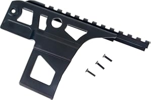 ToopMount Plaque de Rail Tactique à Queue d'aronde à Montage latéral AK47 Picatinny Weaver Compatible Rail de Montage en Aluminium pour la Chasse à l'airsoft