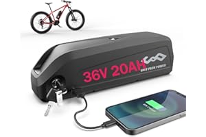 HXRFOAK Batterie Ebike 36V 20AH LGcell pour 36v 700W 500W 350W 250W - Lithium ION Batterie de vélo électrique