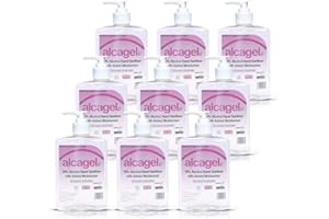BIZZICO Alcagel 70% Alcohol Hand Sanitiser Gel - Added Moisturiser - 9x 500ml