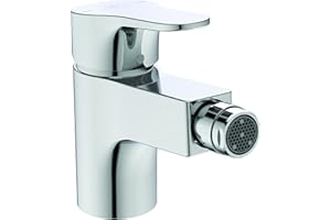 Ideal Standard - Cerabase, Mitigeur bidet sans tige de commande et d'échappement bonde, chromé