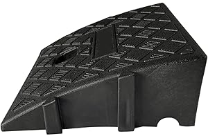 POMUROM Rampa per Marciapiede Alte 11/13 cm, Rampa Portatile per Auto, Rampa in Plastica Antiscivolo, Rampa di Soglia Robusto per Sedia a Rotelle Auto Moto Bici Porte Scooter Marciapiedi Garage Capannoni
