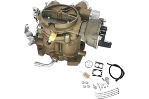 TRUCKTOK 3310-804622R1 3310-86448A1 Marine Carburetor Replacement for Rochester 2 Barrel Mercarb Carburetor V8 5.0L 305 5.7L 350 Mercruiser Engine with Electric Choke (YELLOW)