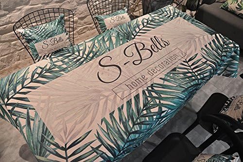 EFGUFHC Nordic Table cloth, Cotton Small fresh Tablecloths,Table cloth, Rectangular Pastoral Modern Simple Tea table cloth-C 136x136cm(54x54inch)