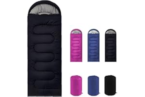 RUITAO Sleeping Bags for Adults & Kids Sleeping Bag for 3-4 Season, Adult Blanket, Ultralight Carry Bag, Lightweight Compact, Soft, Thick and Warm, for Outdoor Camping, Travel, Hiking