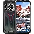 CUBOT KingKong AX Rugged Phone Android 14, Waterproof/Anti-Drop Unbreakable Slim Rugged Smartphone, 12GB+256GB 6.583" FHD+ Screen, 100MP+32MP, 5100mAh 33W Fast Charge, NFC|OTG|Fingerprint|GPS|4G