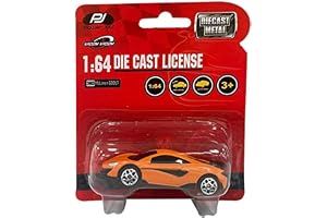 PJ Power Joy Vroom Vroom 1:64 Scale Diecast Licensed, Assorted Color, 342000