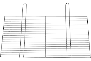 BitWa Robuster Grillrost aus Edelstahl 60x50cm - Rostfreies Grillgitter für Genießer und Hobbyköche zum leckeren Grillen auf Grill oder Grillkamin