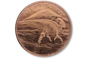 Private Mint 1 Unze (AVDP) .999 fein Kupfer 'Parasaurolophus'