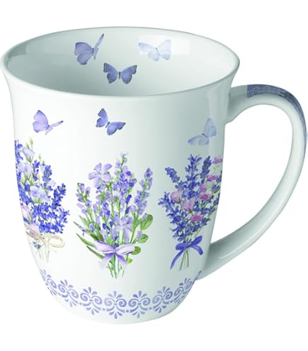 Ambiente Koffiemok met handvat Mok Theekop Mok 0,4 l Fijn