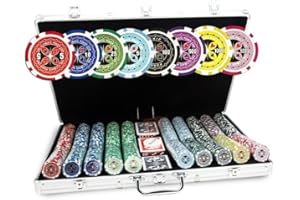 POKEO Mallette Ultimate Poker Chips 1000 jetons