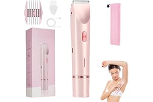 Yagerod Sianova Bloomshave - 2-In-1 Damen Körperrasierer, Sianova Rasierer Bloom Shave, Ipx7 Wasserdicht, Nass-/Trockenrasierer, Für Gesicht, Bikinizone, Achseln, Beine, Arme, Körper(Rosa)