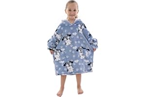 Alsehser Pull Plaid Femme Homme, Adultes/Enfants Sweat à Capuche Chaude, Poncho Polaire Oversize Pilou Pilou, Capuchon Sherpa Peluche à Manches TV