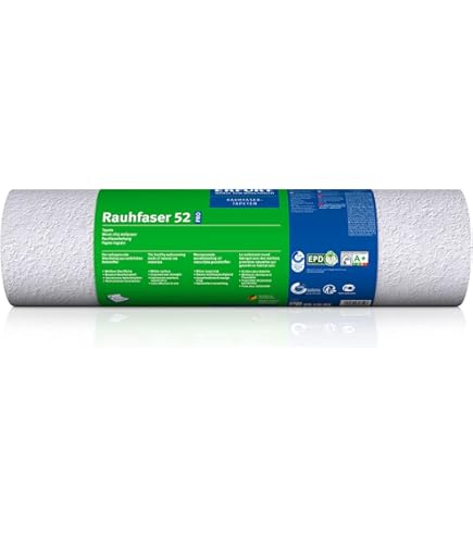Erfurt Grahfaserbehang CLASSICO Wit Structuurbehang - Overschilderbaar - 20 m x 0,53 m