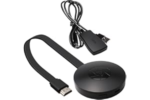 TIMES MARK Adaptateur HDMI sans Fil 1080P WiFi, Dongle Wireless Display Adapter Miracast Compatible Miracast, Airplay, DLNA, Projecteur pour Android, iOS, Windows, Mac, Chromecast Toutes Les Chaînes Gratuite